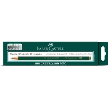 Imagem de Lapis Preto Tecnico 9000 3B Preto CX.C/12 - FABER-CASTELL