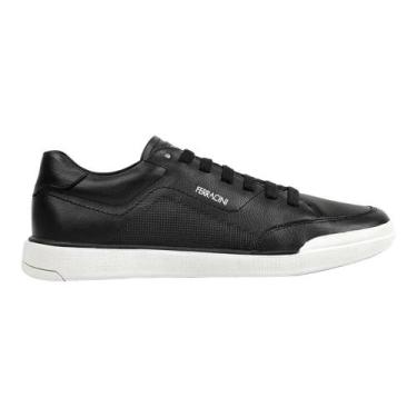 Imagem de Tênis Sapatênis Ferracini Star Sintético Preto Masculino, Preto, 40