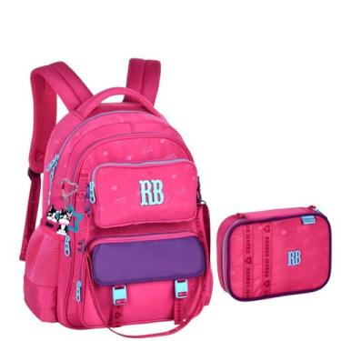 Imagem de Kit Mochila de Costa Urban Mix RB26227 + Estojo Rebecca Bonbon - Clio 
