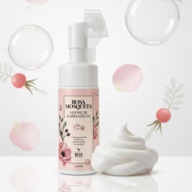 Imagem de Mousse de Limpeza Facial Rosa Mosqueta Limpeza Profunda antioleosidade