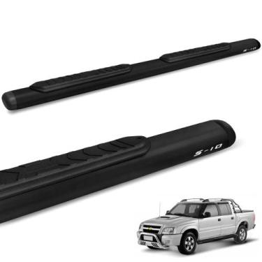 Imagem de Estribo Lateral S10 CD 1995 a 2011 Oblongo Oval Preto - Track