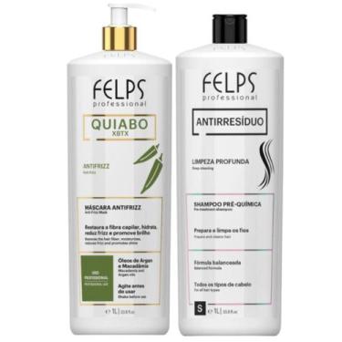 Imagem de Kit Selagem Térmica Capilar Felps Quiabo Okra Alisamento Profissional 
