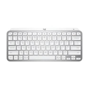 Imagem de Teclado Sem Fio Logitech MX Keys Mini Bluetooth US Cinza Cla