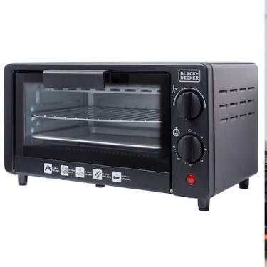 Imagem de Forno Elétrico de Bancada Black + Decker FT9N-B2 9L 800W com Timer Preto 220V