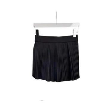 Imagem de Shorts Esportivos Femininos De Cintura Alta 2 Em 1 Para Golfe, Saias-C