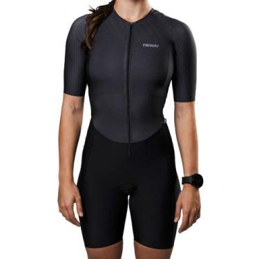 Imagem de Macaquinho Triathlon Triway Sports Concept Black Feminino -, Preto, PP