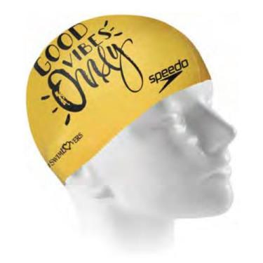 Imagem de Touca de Natação Adulto Swim Lovers Cap 528880 Speedo, Amarelo