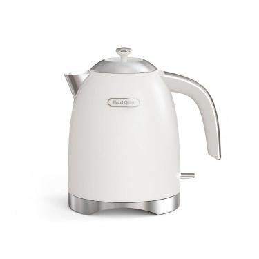 Imagem de Chaleira elétrica Hazel Quinn inox branca pérola 1,7L 1200W interior inox LED 110V