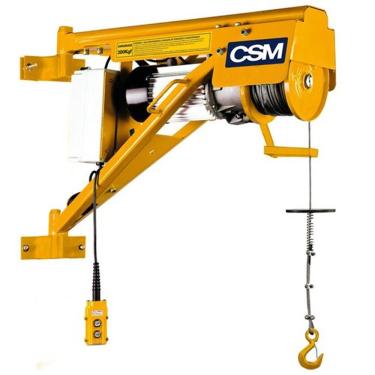 Imagem de Guincho de Coluna 200kg Motor Monofásico 220V Trava Automática sem Caçamba CSM Acessórios