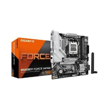 Imagem de Placa Mãe Gigabyte B650EM FORCE WIFI6E AM5 2xDDR5 Chipset AMD B650 mAT