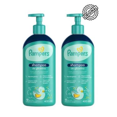 Imagem de Shampoo De Glicerina Para Bebês KIT 2 Pampers 400ml