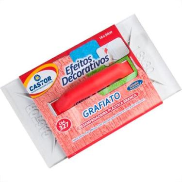 Imagem de Desempenadeira Pvc Castor Grafiato 18 X 30Cm - 327
