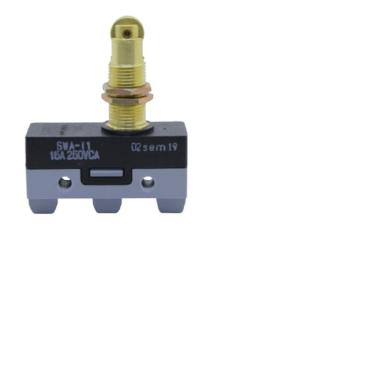 Imagem de Chave Microrruptor com Pino-Rollete Switerm SWA-I1 SPDT 15A Ação Momentânea Nylon 6.6 com Fibra de Vidro Bivolt