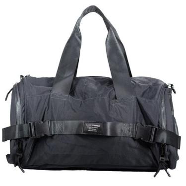 Imagem de Mala Mão Ellus Masculina Viagem Duflle Bag Mike Esportiva, Cinza grafi