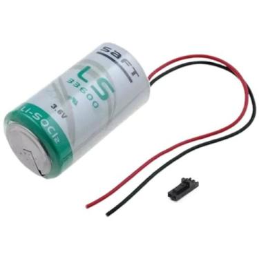 Imagem de Saft LS33600 D Lítio 3.6v 17000mAh c/ Conector