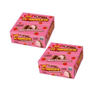 Imagem de Kit Marshmallow Recheado Com Moranguete - Topbel 100 Unidades