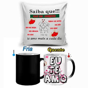 Imagem de Almofada 40X40 + Caneca Magica Mundo Dos Namorados #11