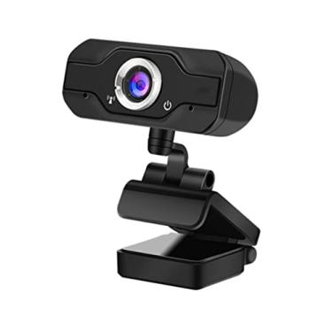 Imagem de 1080p Webcam com Microfone, Câmera de Computador USB para Laptop/Desktop/Mac, 360 Graus de PC Rotativle Câmera Web para Zoom/Skype/Equipes/Xbox, Video conferência