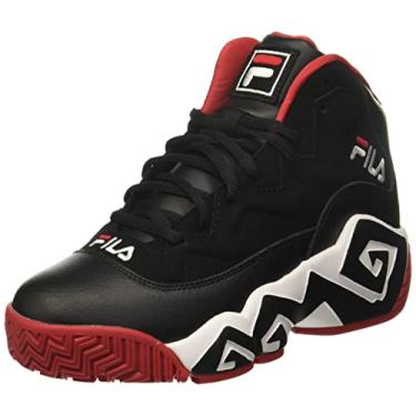 Imagem de Fila Tênis infantil unissex Mb, Preto/branco/vermelho fila, 4.5 Big Kid