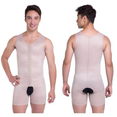 Imagem de Cinta Masculina Pós Cirúrgica Operatório Cirúrgico Ginecomastia Abdominoplastia Lipoaspiração Abdômen Flancos Costas