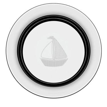 Imagem de Prato Infantil Barquinho Aço Inox Le Petit 23Cm Tramontina