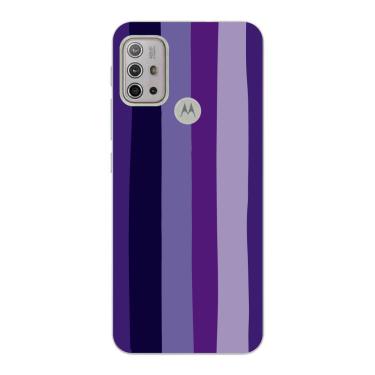 Imagem de Capa Case Capinha Motorola Moto G30 Arco Iris Roxo