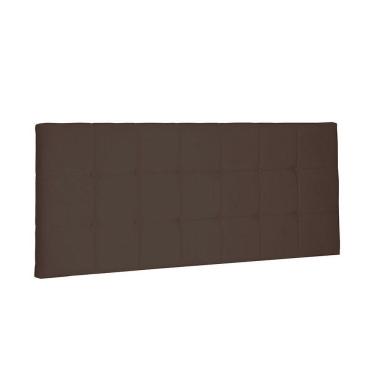 Imagem de Cabeceira Painel Verona Solteiro 90cm Suede Café