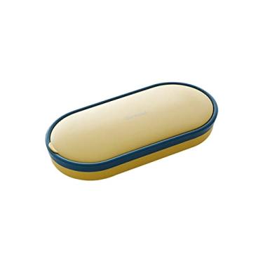 Imagem de Bandeja de cubo de gelo de silicone bandeja de gelo molde de cubo de gelo congelamento rápido doméstico com tampa frutas chá coquetel cubos de gelo acessórios barra de cozinha molde de cubo de gelo (cor: 04)