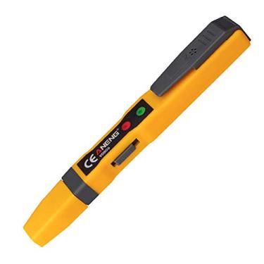 Imagem de Tingpai VD806 Testador de tensão elétrica Multifuncional Sem contato Pen Pen Detector de tensão CA/CC Continuidade elétrica Bateria Teste Lápis com alarme de luz sono
