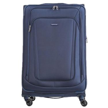 Imagem de Mala de Viagem Grande em Poliester Samsonite Kick Air Cadeado Tsa e Rodas Duplas 360 Azul