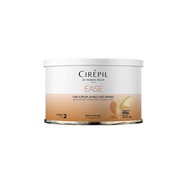 Imagem de Cirepil - Ease Wax – Lata de cera de 400 g – Sem perfume – Textura cremosa – Perfeito para grandes áreas – Melhor para cabelos finos e tipos de pele seca – Tiras necessárias