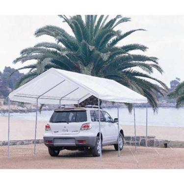 Imagem de Gazebo Retangular para Carro 600x300cm Branco 