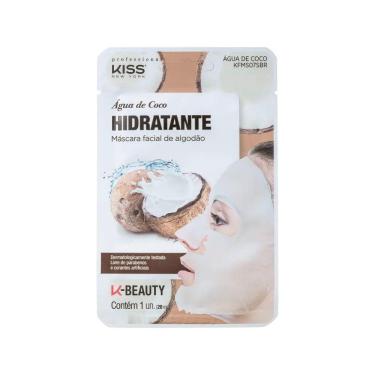 Imagem de Máscara Facial Hidratante Kiss New York Água de Coco 20ml