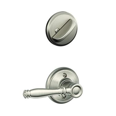 Imagem de Schlage Alavanca interna para maçaneta Birmingham F59 BIR 619 12-326 10-269, níquel acetinado (apenas metade interior)