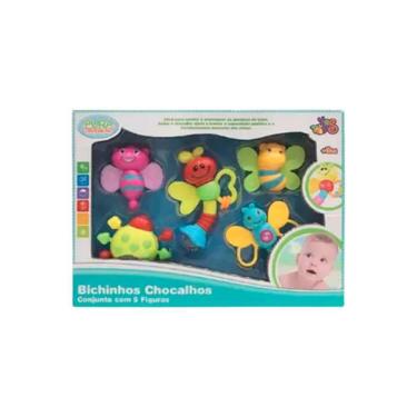 Imagem de Bichinhos Chocalhos Com 5 Figuraspura Diversão