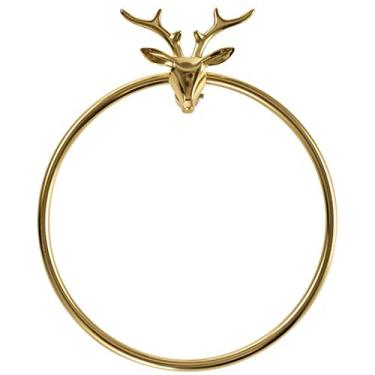 Imagem de KIZQYN Ganchos de casaco luz luxo todo de cobre suporte de parede toalha nórdica toalheiro de banho gancho pingente de banheiro (dourado) cabide de casaco montado na parede (cor: latão)