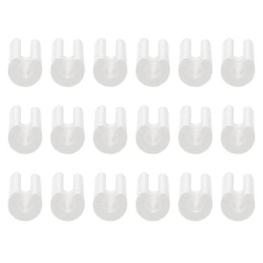 Imagem de DOITOOL 100 peças de pés de borracha para grade de pia, protetores de pia para pia de cozinha, pia de arame pés protetor de substituição para rack de cozinha (branco)