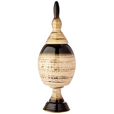 Imagem de Pote Taça Veneza M E Tampa Ceramicas Pegorin Mesclado Médio