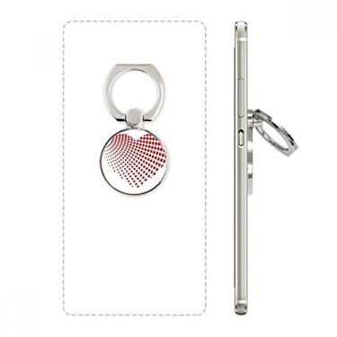 Imagem de Red Radiate Dots Suporte de anel de telefone para Dia dos Namorados Suporte de laço ajustável