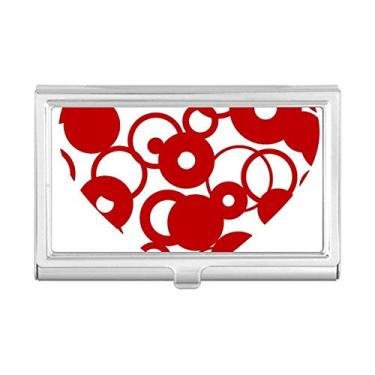 Imagem de Caixa de bolso vermelha com anel de coração para o Dia dos Namorados