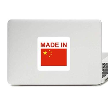 Imagem de Adesivo de vinil paster para laptop Made in China Country Love