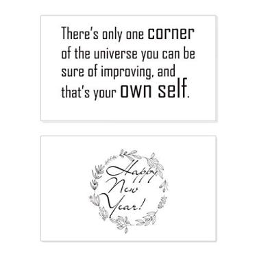 Imagem de Citação You Can Change Your Own Self New Year Festival Cartão de felicitações Bless Message Present