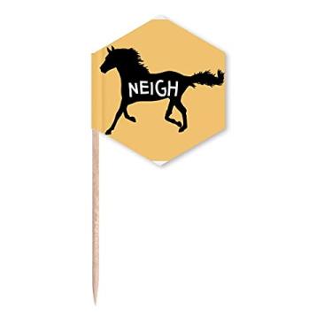 Imagem de Mustang – Bandeiras de palito de dente para corrida