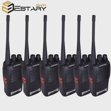 Imagem de Kit 6 Radios Comunicador Baofeng 777s Profissional Ht Uhf