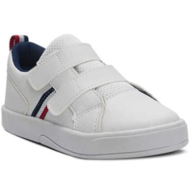 Imagem de Tênis Infantil Casual Masculino Nº 28 Ao 33 Menino Escolar 11.73j (Branco, BR, Criança de 4 a 8 anos, Numérico, 32)