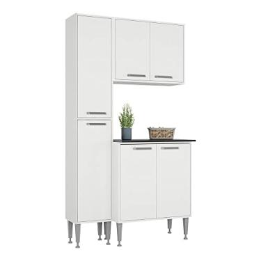 Imagem de Conjunto Lavanderia Multiuso Armário e Balcão Multimóveis Mp5020 Branco