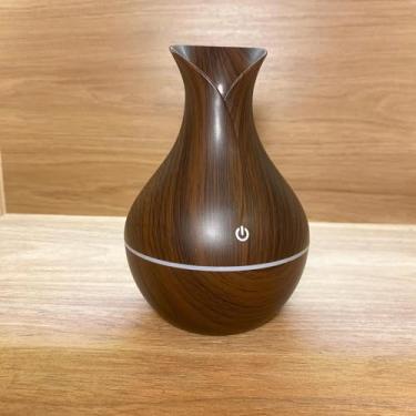 Imagem de Genérico Umidificador Ultrassônico com Difusor de Aroma e Purificador Elétrico Madeira