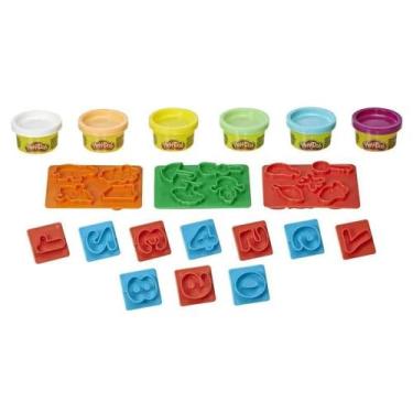 Imagem de Conjunto De Massinhas Play-Doh Moldes De Números Hasbro - Play Doh