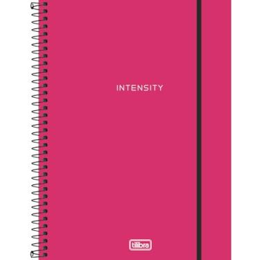 Imagem de Tilibra - Neon Caderno Universitário com Espiral e Capa Plástica, Rosa, 80 Folhas