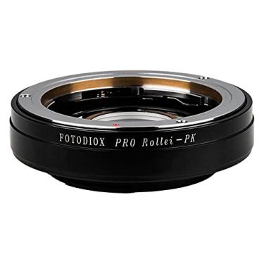 Imagem de Adaptador de montagem de lente Fotodiox Pro, para lentes Rollei 35mm para câmeras DSLR Pentax K-Mount (PK)